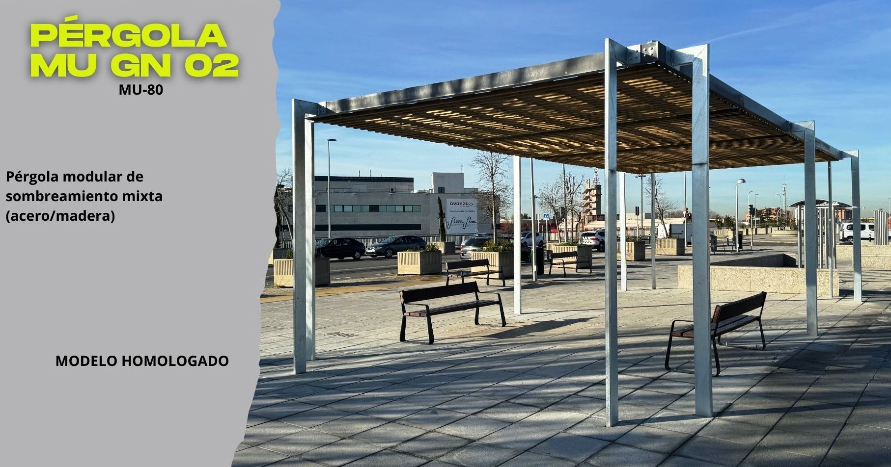 Pérgola Madrid MU-80